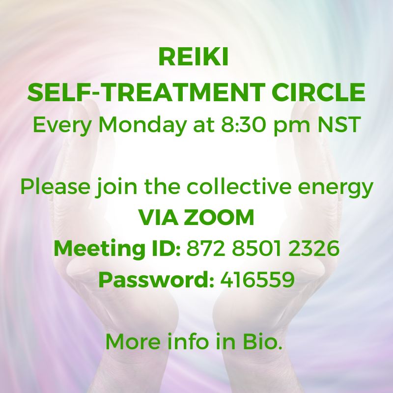 Reiki Self-Treatment Circle 8:30